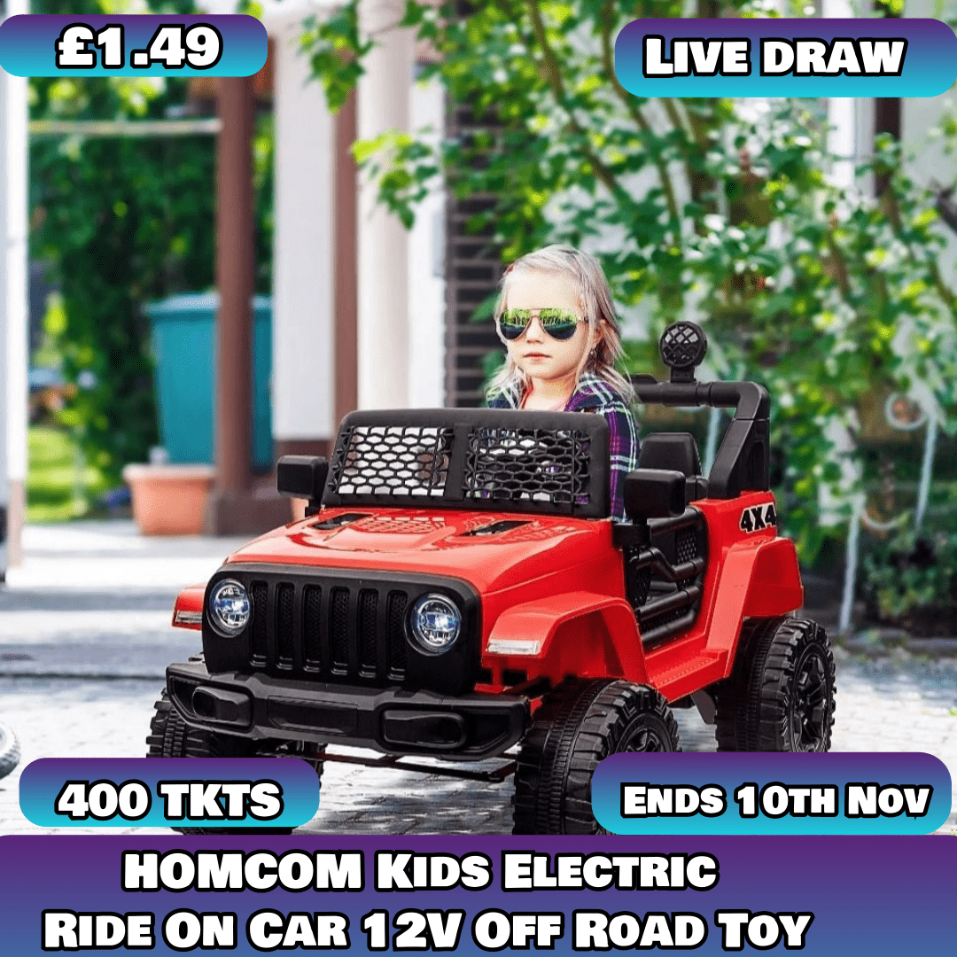 HOMCOM Kids Electric Ride On Car